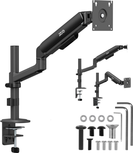 Nosilec za monitor Ergo Office 17–32″ s plinsko vzmetjo - 1 kos