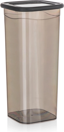 Posoda za živila Lissa 1,8 l kvadratna dimljena