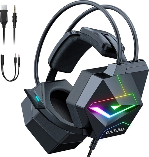 Gaming slušalke Onikuma X20 črne