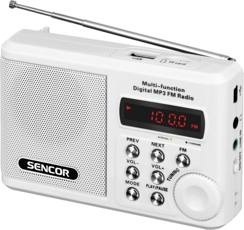Prenosni FM radio z USB in microSD