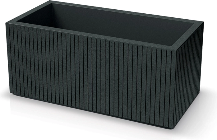 Cvetličnik CORO CASE 80 cm temno siv