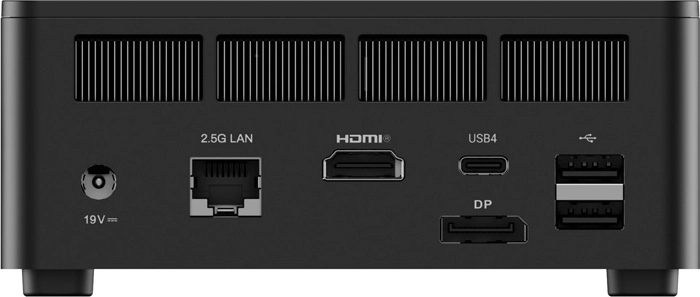 Bogata povezljivost vključno z USB4 in 2,5G LAN