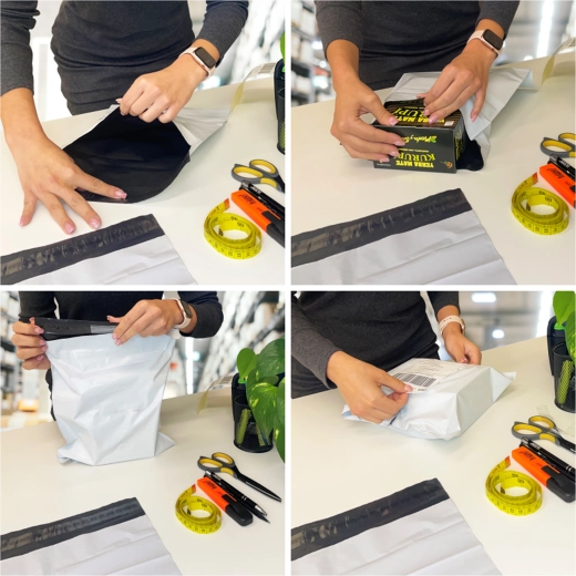 Preprost postopek pakiranja in varna dostava