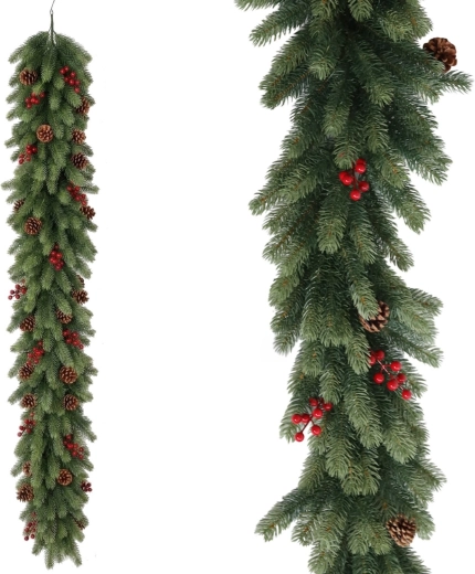 Božična girlanda za drevesce 200 cm premium