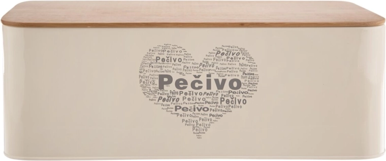 Kruharnik iz pločevine/lesa za kruh z motivom srca