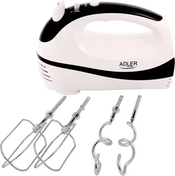Beaters and dough hooks included