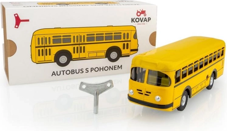 KOVAP tin wind-up bus 1:43, 20 cm - 1 piece