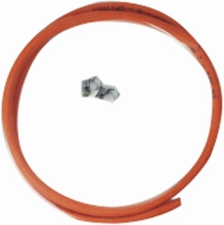 Plinska cev 1,5 m z 2 objemkami za cev