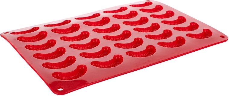 Silikonski model za rogljičke Culinaria Red 30 kosov