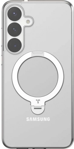 Ohišje za telefon Torras Ostand Spin Series za Samsung S25 prozorno