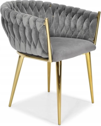 Zlate kovinske noge za stabilnost in slog