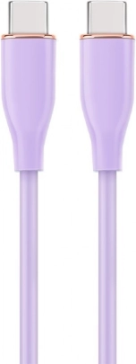 Vijolični kabel USB‑C na USB‑C 1,5 m
