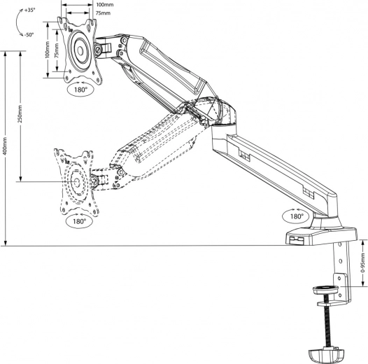 Flexible positioning for ergonomics