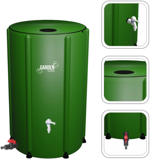 Velika prostornina 500 l za udobno zalivanje