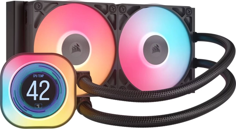240-mm radiator in 2× RX120 RGB