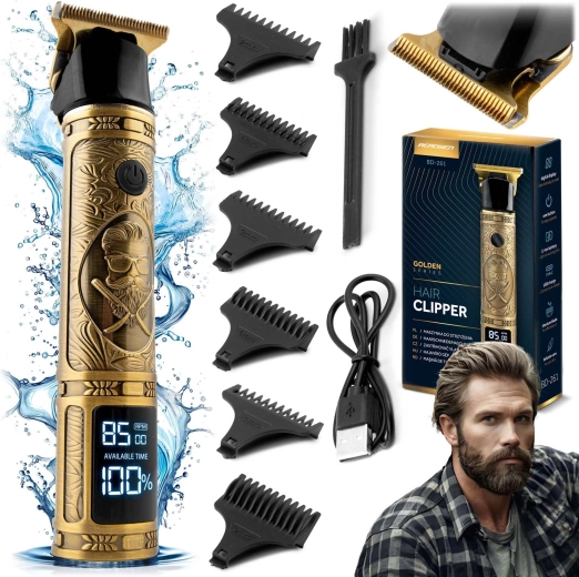 Zlati prirezovalnik las in brade BERDSEN Barber Master