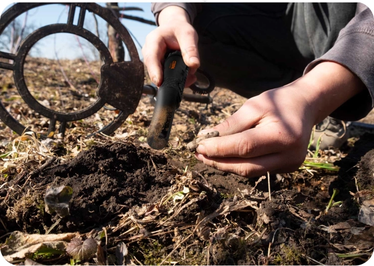 360° lociranje in natančna konica