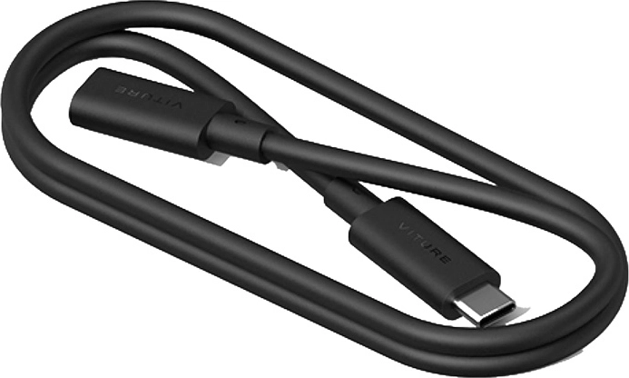 VITURE podaljševalni kabel USB‑C moški na USB‑C ženski 50 cm (črn)