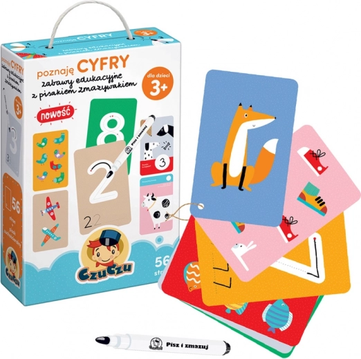 CzuCzu Spoznaj številke z izbrisljivim flomastrom