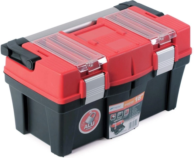 Škatla za orodje 18" APTOP PLUS, rdeče‑črna