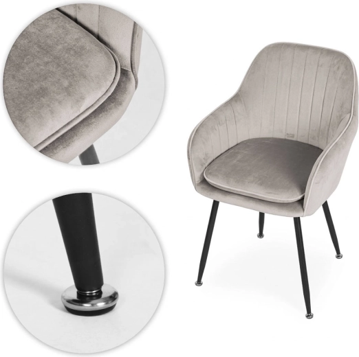 Stable steel legs and floor protection