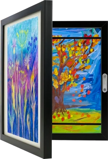 Art frame for children’s drawings Kruzzel A4, opening, capacity 150 artworks - 1 piece
