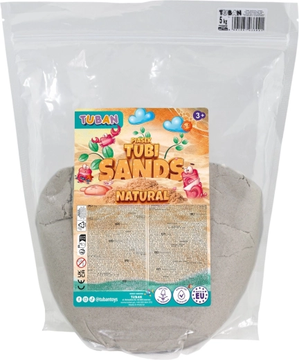 Tubi sand dinamični pesek naravne barve 5 kg