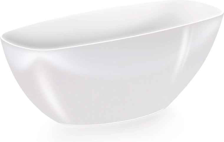 Skleda za orhideje Coubi 36 cm bela