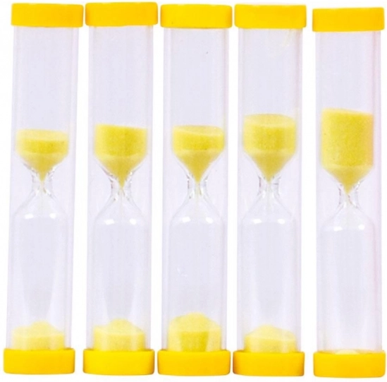 Peščena ura BIGJIGS TOYS – 3 minute, rumena