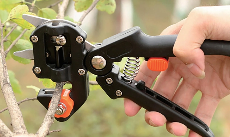 Ravne cepilne vrtnarske škarje iz nerjavnega jekla 21 cm