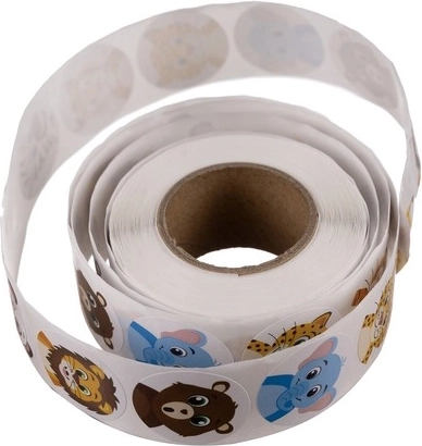 500 stickers on one roll
