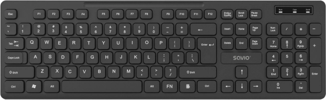 Brezžična tipkovnica Savio KB-02