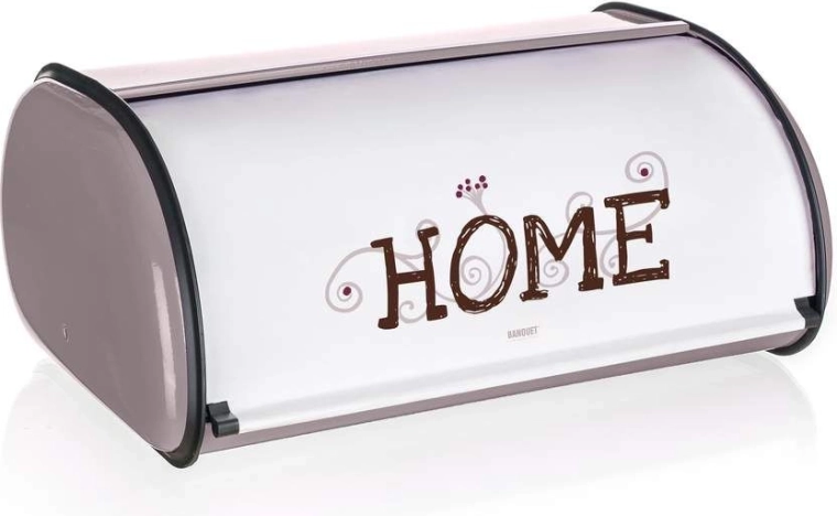Posoda za kruh HOME iz jekla 43,5 × 27,5 × 18,5 cm