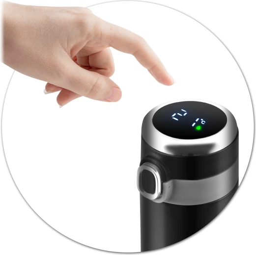 Na dotik občutljiv termometer v pokrovčku