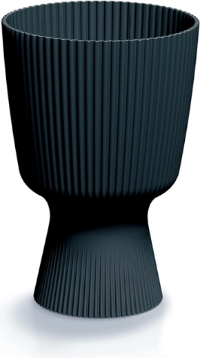 Cvetlični lonec Milly Round 14,6 cm antracit