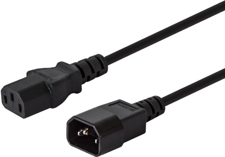 Računalniški podaljšek kabel IEC 1,2 m
