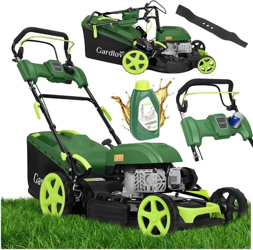 Bencinska kosilnica s pogonom GARDLOV DriveXPro 51 cm 4v1, 196 cm³