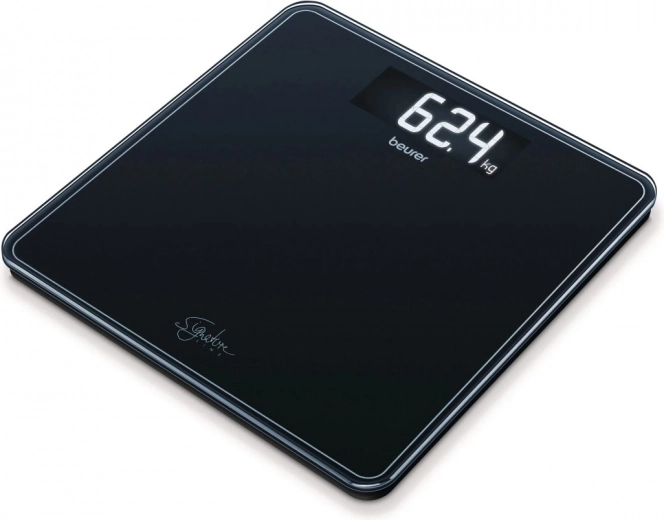 Beurer SignatureLine steklena osebna tehtnica GS 400 črna