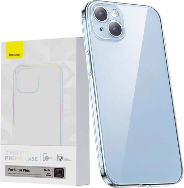 Prozoren ovitek BASEUS Simple za iPhone 14 Plus