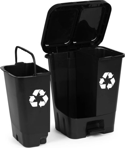 Odstranljive posode z ročaji za hitro praznjenje