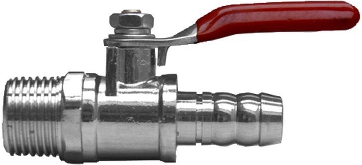 Vrtni krogelni ventil za cev 1/2″, krom