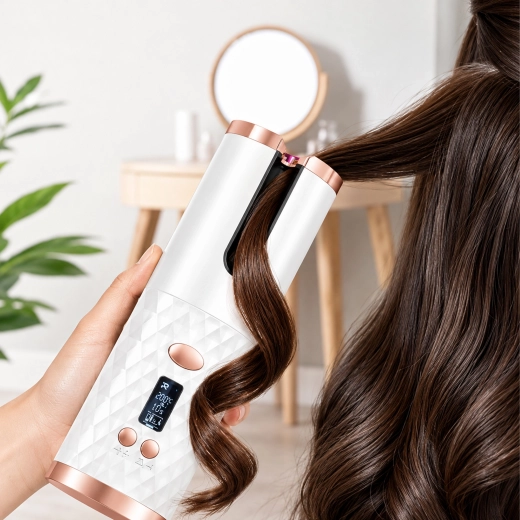 Automatic strand winding for curls and waves