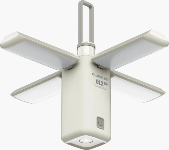 Klarus CL2 Pro White kamp svetilka 750 lm s prilagodljivimi paneli in powerbankom