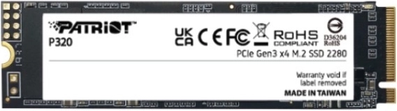 SSD disk 512 GB PATRIOT P320 PCIe M.2 NVMe Gen3 x4