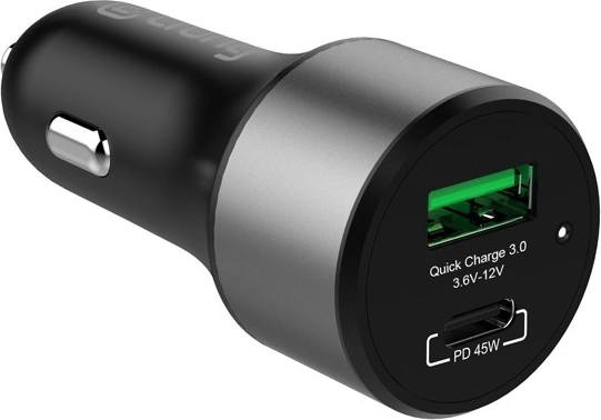 Avtopolnilec Power Car Charger 63W USB-C PD in USB QC 3.0