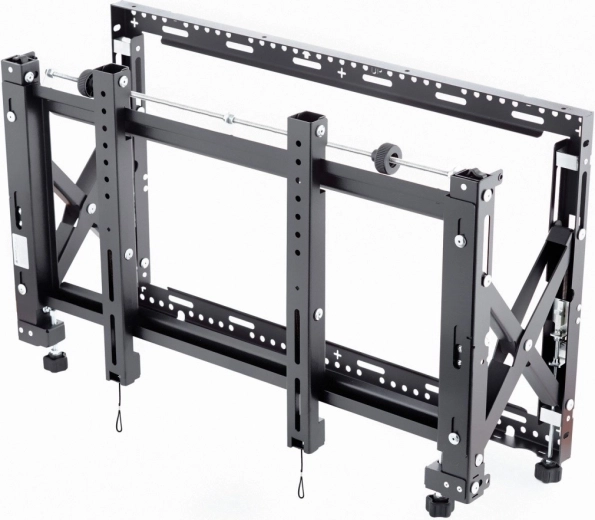 Videowall nosilec pop‑out za monitorje 42–65" VESA 100×100 do 600×400, 60 kg