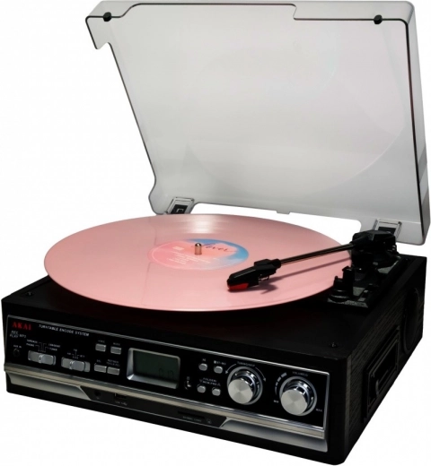 Multifunkcijski gramofon s kaseto, radiem in Bluetooth ATT-15SE