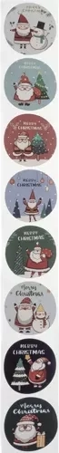 8 božičnih motivov z napisom »Merry Christmas«