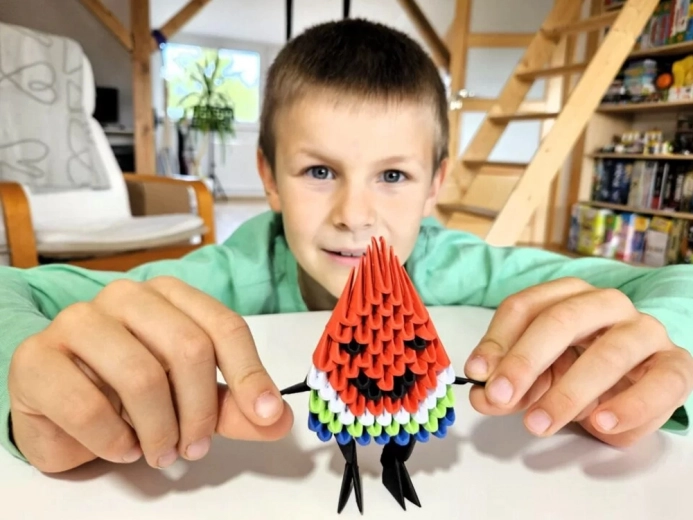 Barvita 3D dekoracija