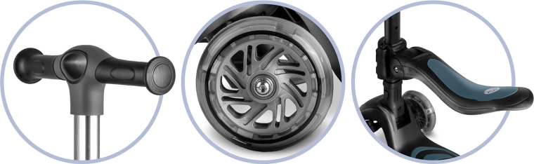 Raste z otrokom: nastavljiva krmila in sedež